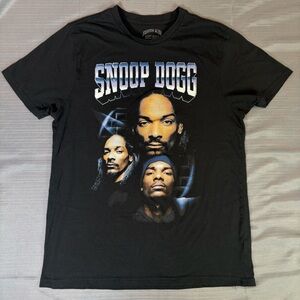 Snoop Dogg Death Row Records Graphic T Shirt Large Hip Hop Rap Tee Black